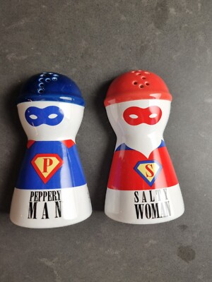 Salz- und Pfefferstreuer Salty woman Peppery man Salt And Pepper Set