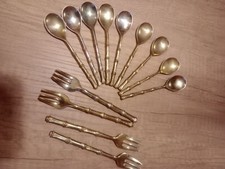 cucchiaini da caffè in ottone bambù made in Italia E.P Zinc