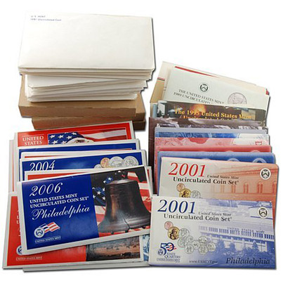 1993 P /& D US Mint Set United States Original Government Packaging Box Cello