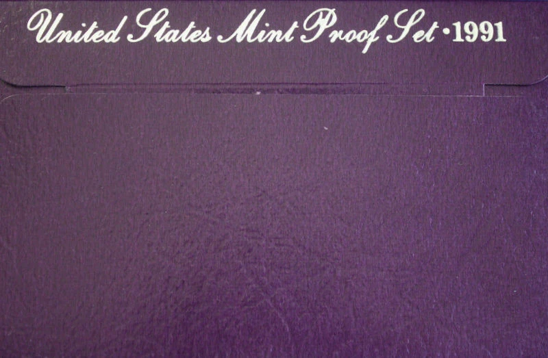 1991 P+D+S Mint Proof Set ~ Kennedy Washington Roosevelt Jefferson Lincoln  - Image 3 of 3