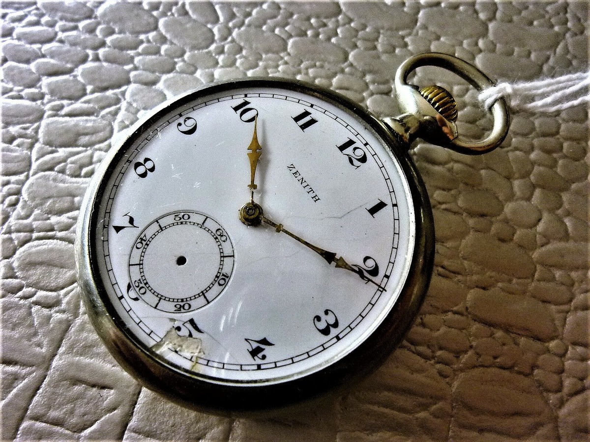 Montre Gousset ZENITH Grand Prix Paris 1900 – Mécanique Manuelle En Acier Argenté