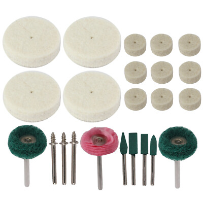 Polierbit Set Feinschleifen Auto Detailbohrer Rad Zubehör Kit