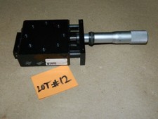 Parker 4504M Micrometer Positioning Stage Linear Actuated Fixture LOT # 12