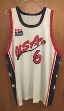 Champion Dream Team USA Anfernee Penny Hardaway Stitched Blank Shaq Magic Sz 48