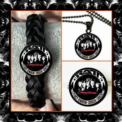 RATT WAY LAY IT DOWN SET OF 3   BRACELET NECKLACE PIN
