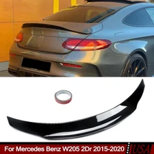 Duckbill Trunk Spoiler Gloss Black For Mercedes Benz W205 C63 Coupe 2015-2020