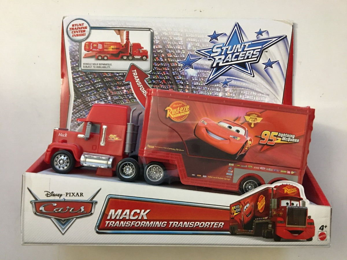 Disney Pixar Cars Stunt Racers Mack Transforming Transporter | eBay