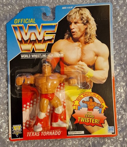 WWF HASBRO MOC MINT ON CARD TEXAS TORNADO SERIES 3...