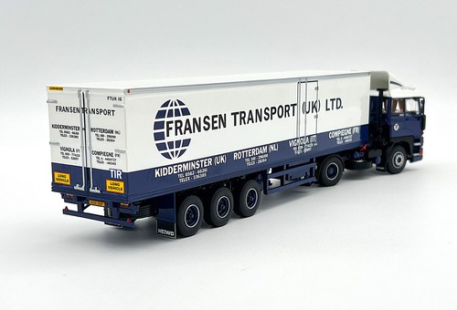DAF 2800 4x2 classic reefer trailer "Fransen Transport UK" WSI truck models - Picture 4 of 7