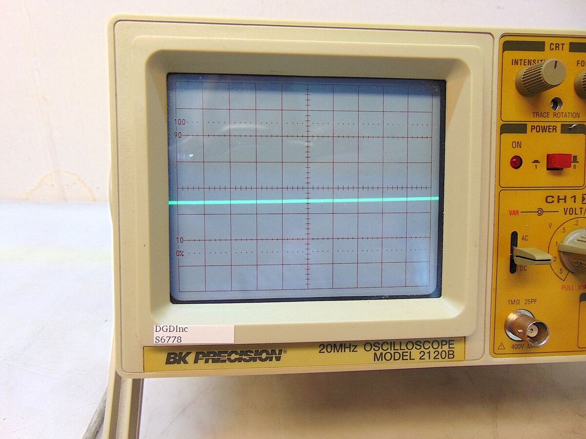 BK Precision 2120B Oscilloscope 20MHz - S6778 | eBay BK Precision 2120B Oscilloscope 20MHz - S6778 | eBay