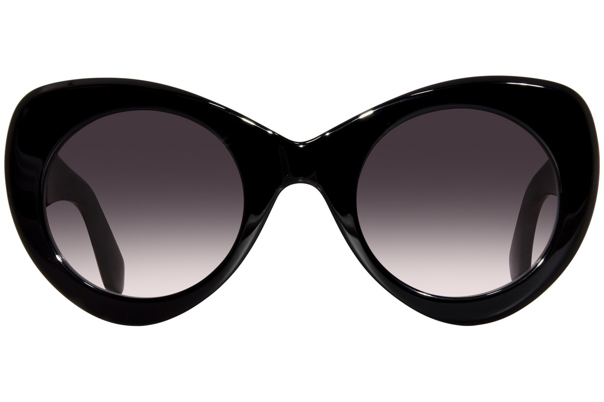 サングラス ALAIA Woman Sunglasses Black AA0064S 2 Azzedine Alaia AA0064S 002 Sunglasses Women's Black/Grey Cat