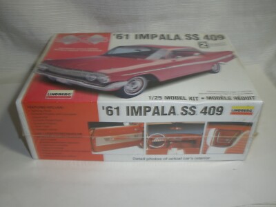61 impala SS 409 model kit Lindberg Factory Sealed | eBay