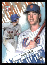 2023 Topps Pristine Brett Baty Fresh Faces Rookie RC #FF-13 New York Mets