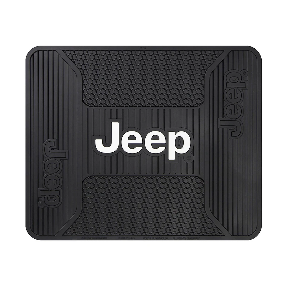 New 5pc JEEP Elite Front Rear Cargo Car Truck All Weather Rubber Floor Mats Set Foto 3 de 4