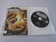Jeu Deadly Creatures pour Wii, vendu complet avec boîte et
