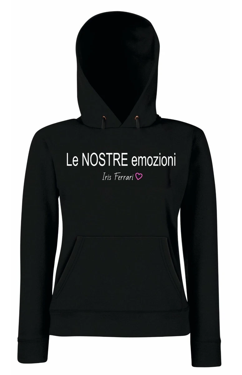 Felpa IRIS FERRARI Le Nostre Emozioni Una di Voi Team Unicorni