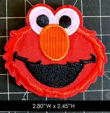 Sesame Street: Elmo Embroidered Iron-on Patch