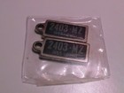 OHIO 1955 TWO DAV DISABLED AMERICAN VETERAN MINI AUTOMOBILE LICENSE PLATE TAGS — photo 1