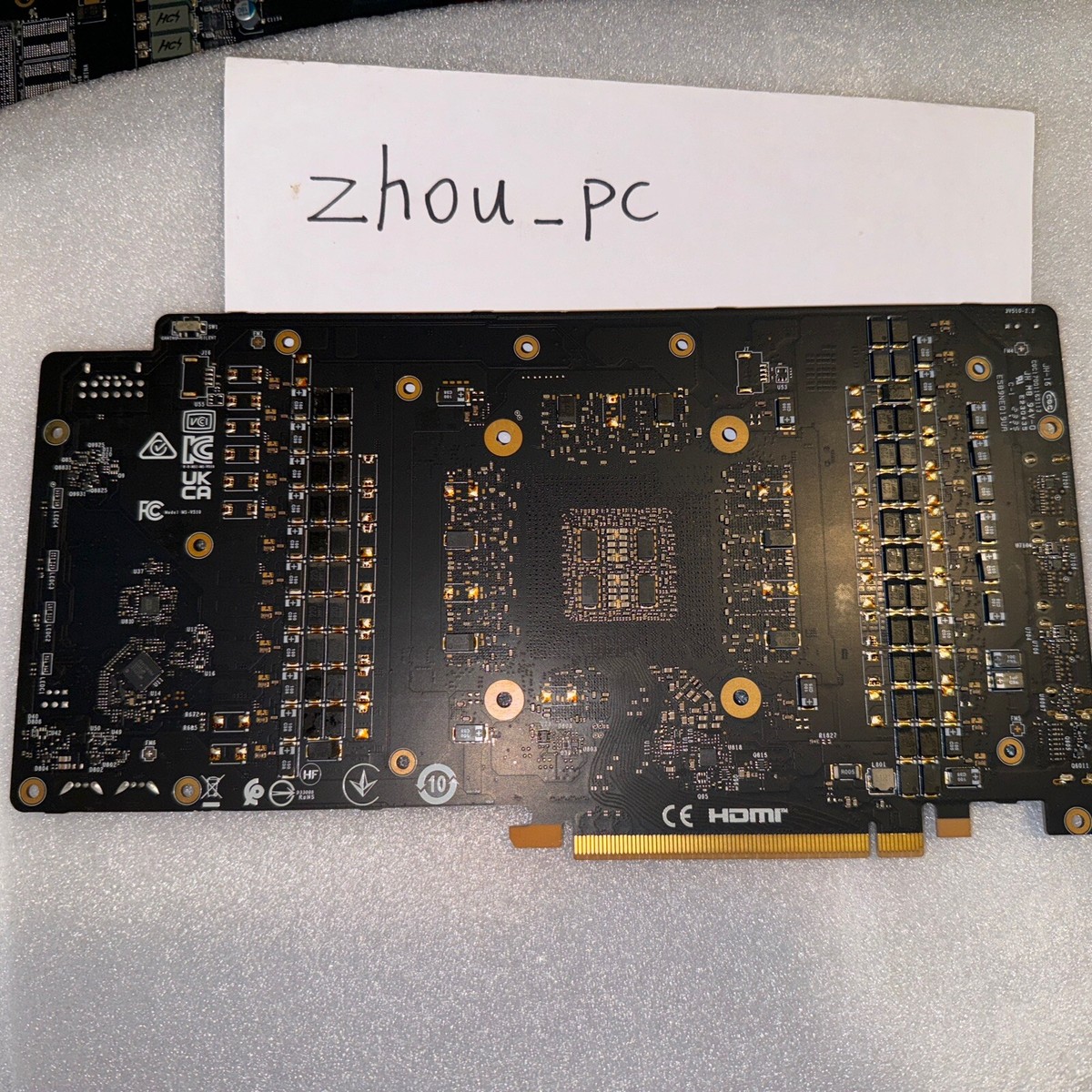 FOR PARTS) PCB Board For MSI GeForce RTX 4090 SUPRIM X No
