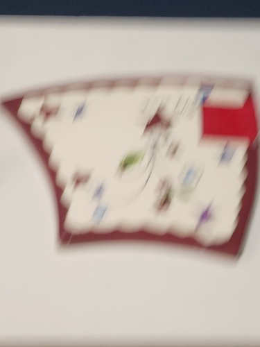 Blauer Himmel Weihnachten ""Nordpol B & B"" heimisch goldminc 11"" hoch Keramik ausverkauft - Bild 10 von 14