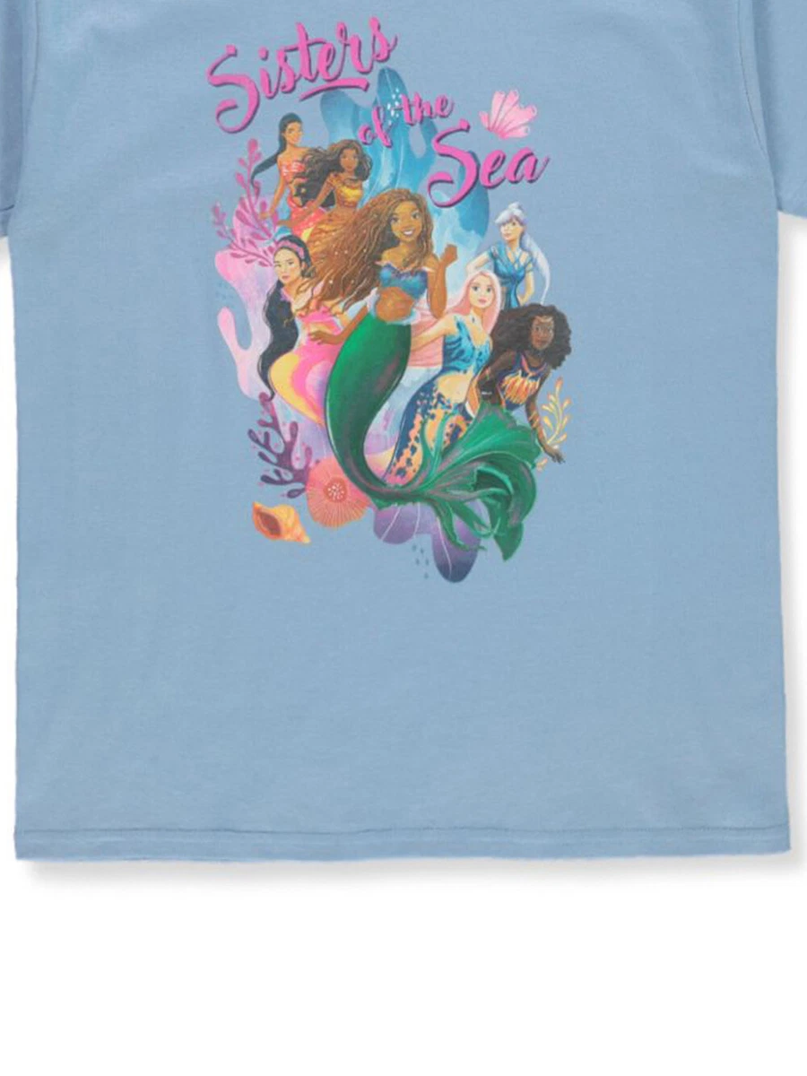 Disney The Little Mermaid Girls Ariel T Shirt light blue 4 5