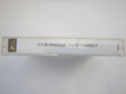 KYLIE MINOGUE - ENJOY YOURSELF - CLEAR CASSETTE with white print - Picture 8 of 8