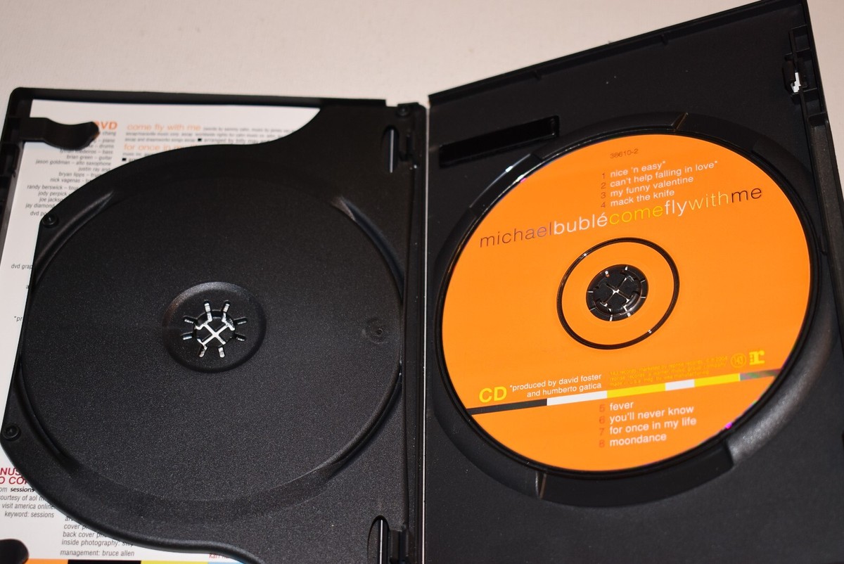 Michael Buble - Come Fly With Me (DVD, 2004, Includes Audio CD