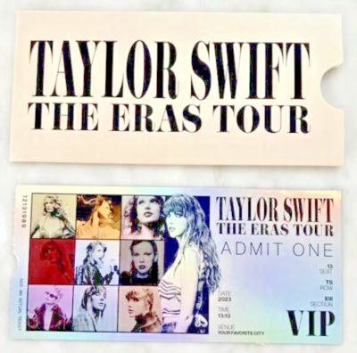 new TAYLOR SWIFT The Eras Tour AUTHENTIC VIP Box Souvenir
