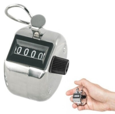 Wasserzähler Hand-Aufziehbar Mit 4 Ziffern IN Metall Giro Clickers Click Score