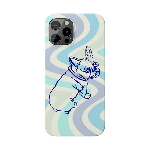Slim Phone Cases for iPhone 7-14 Cute Dog Retro French Bulldog Puppy - Picture 41 of 71