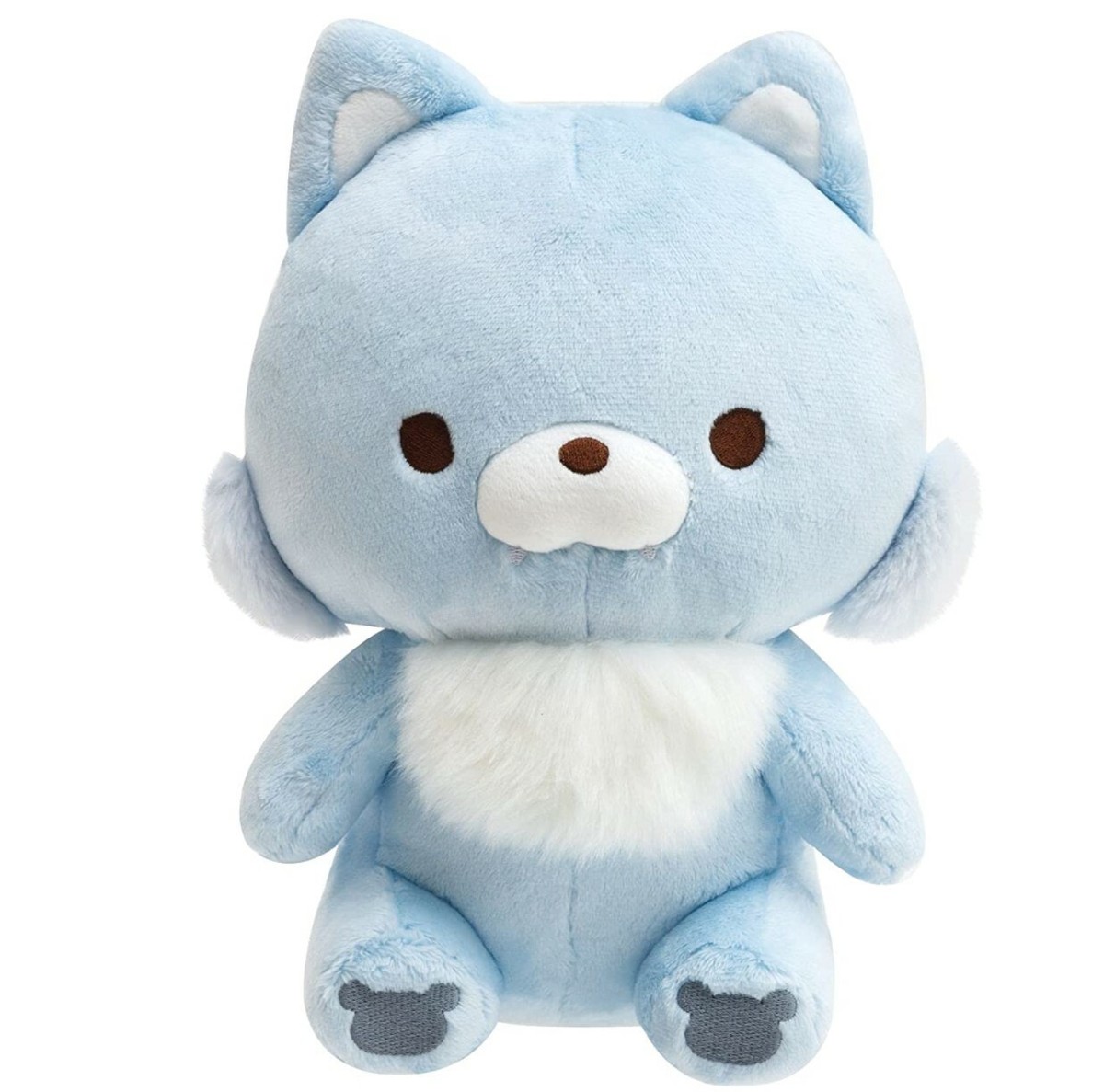 Chairoikoguma's Friend Blue Wolf Plush 10