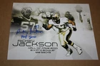 NEW ORLEANS SAINTS RICKEY JACKSON SIGNED 8X10  COLLAGE PHOTO HOF 2010