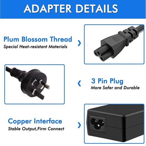 65W 20V 3.25A AC Charger Power Adapter For Lenovo Ideapad C340 2-in-1 Laptop - Picture 8 of 12