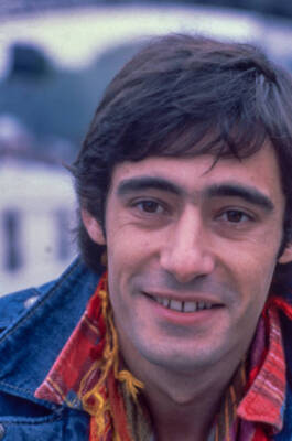French actor Gerard Lanvin in Paris on October 19 1980 France Old Photo 2
