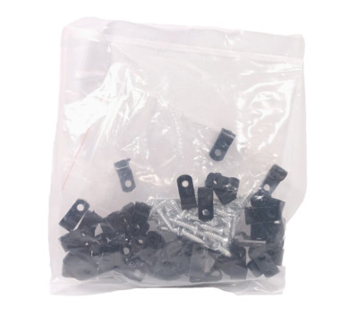 3/4 Inch Nylon Wire Cable Clamps R-Type with Screws approx 30 pcs