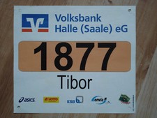 Startnummer 7. Mitteldeutscher Marathon / Halbmarathon, 07.09.2008, Halle/Saale