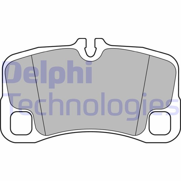 Delphi LP2696 Bremsbelagsatz, Scheibenbremse FüR Porsche-image