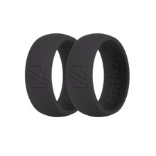 Silicone Rings Premium Flexible Wedding Bands 2 Pack Pick 2 Colours 8.7mm