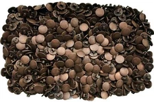 Buttons 11mm 18L Antique Copper Brown Rustic Small Shank Button Craft (W358)