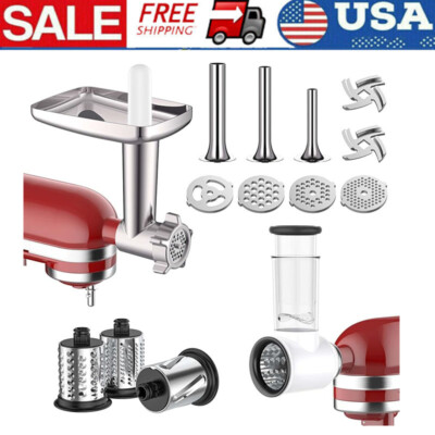 Meat Grinder Slicer Shredder KitchenAid Stand Mixer Sausage