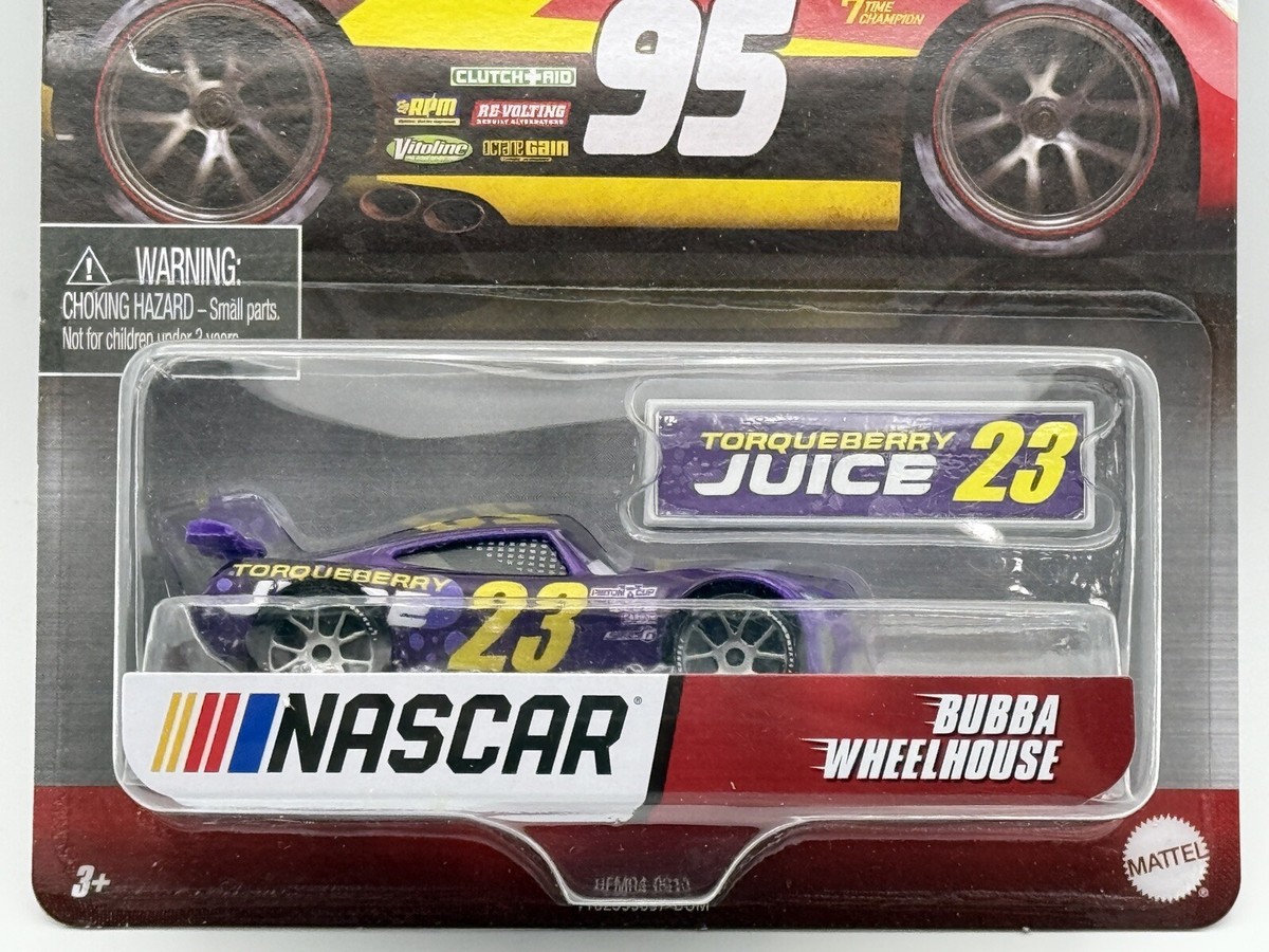 専用出品　BUBBA WHEELHOUSE NO.6 カーズ ミニカー Disney Pixar Cars Metal Series NASCAR Bubba Wheelhouse Torqueberry