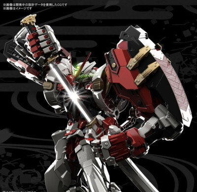 HiRM Hi-Resolution Gundam Astray Red Frame Powered Red 1/100 model
