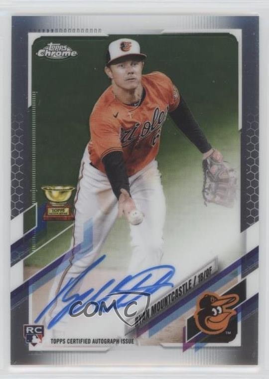 2021 Topps Chrome Ryan Mountcastle #RA-RM Rookie Auto RC