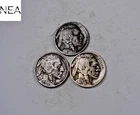 1915+1917+1927 Buffalo Nickel Set/Lot ~ XF/AU~ Better Dates! ~ ZBL63