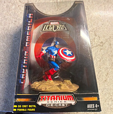 Hasbro Marvel Legends Captain America Titanium Series Die-Cast Figurine 1 24