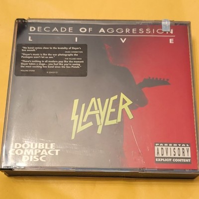 Slayer Decade of Aggression Live 2CD 1991 American Metal Explicit C2K 69409