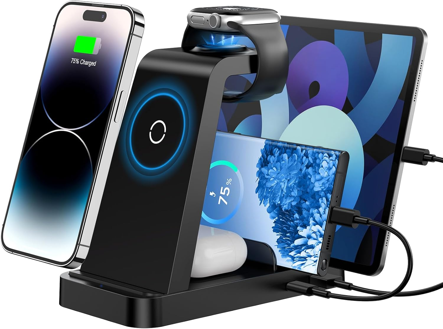 5-in-1 Wireless Charging Station for iPhone & Multiple Apple Devices-image