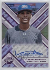 2018 Elite Extra Edition Aspirations Purple /100 Lizandro Rodriguez Auto 0e6p