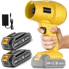 Electric Cordless Leaf Blower, Lightweight Handheld Leaf Blowers for Lawn Car...