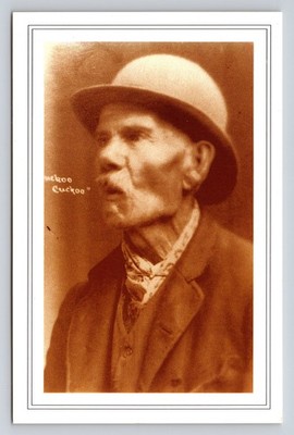 The Cuckoo Man George Holmes Cornish Character Helston Folk Museum Postcard